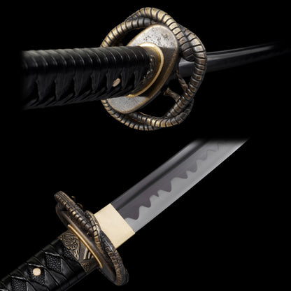 Skyrim Katana Blade Sword Akaviri Sword Manganese Steel IRL Replica