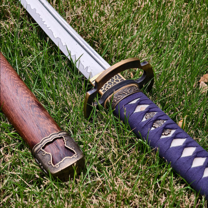 IRL Nagakiba Katana Soul Game Classical Bleeding Build Sword For Collection