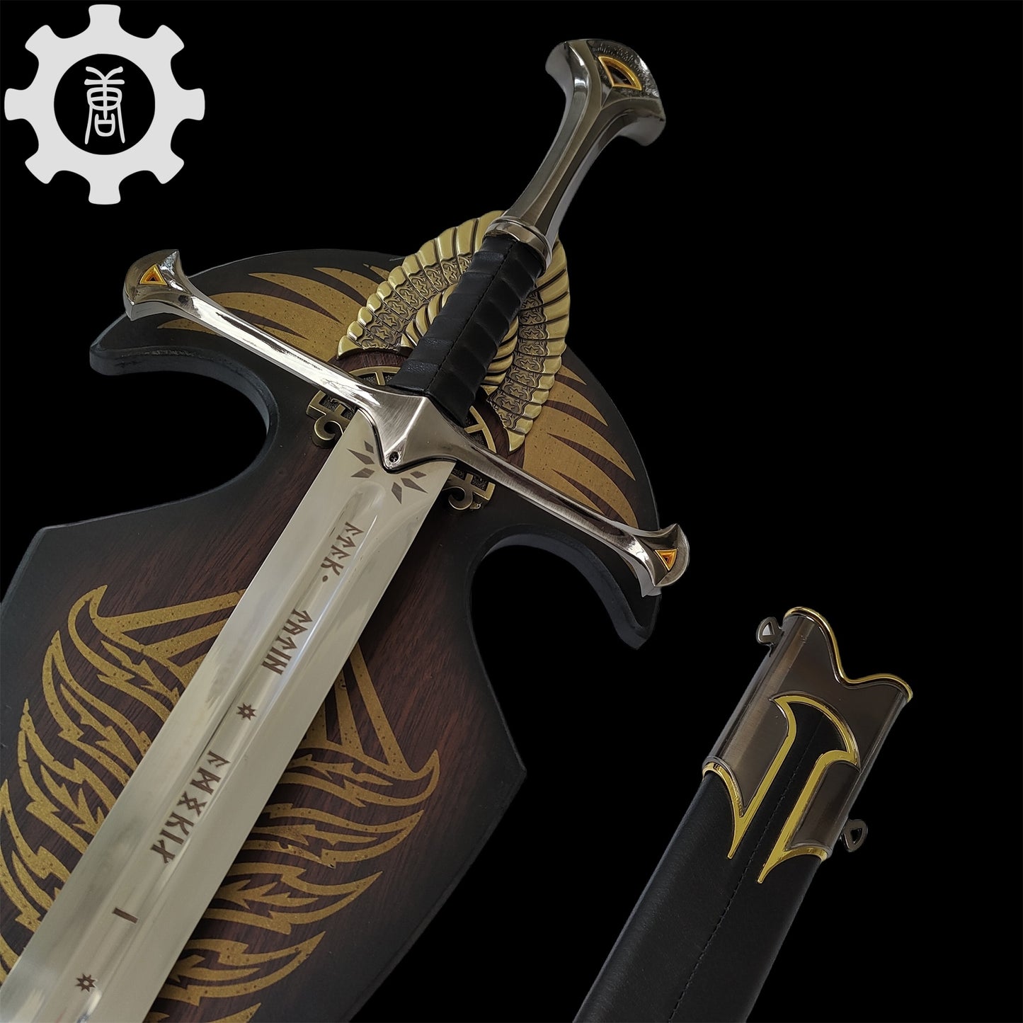 Classical King Sword Life-Size Metal Replica-High End Version
