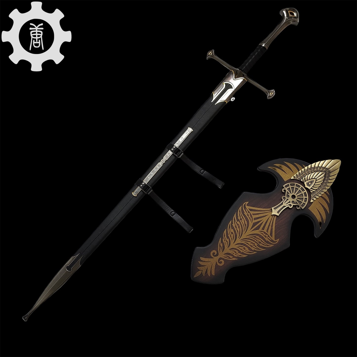 Classical King Sword Life-Size Metal Replica-High End Version