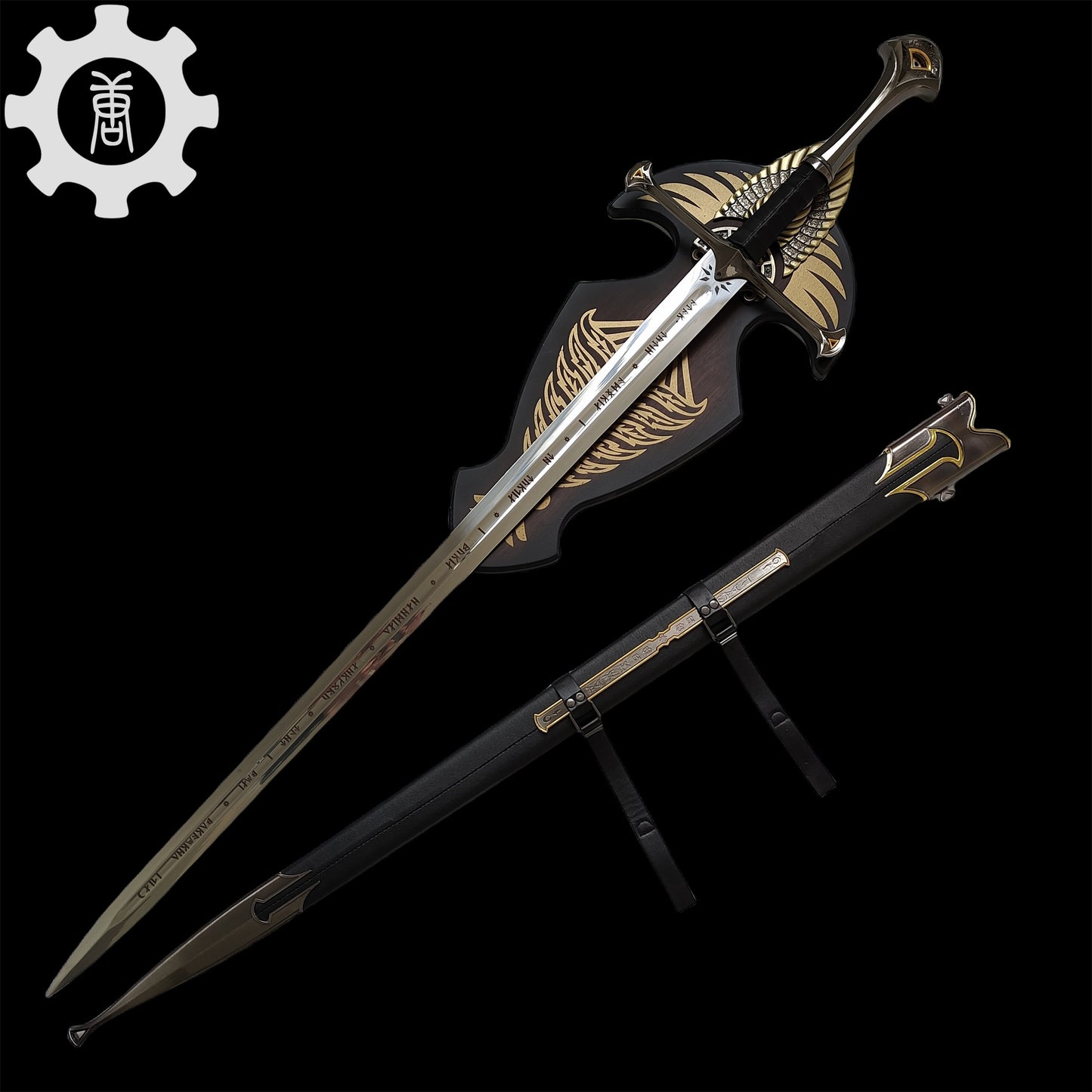 Classical King Sword Life-Size Metal Replica-High End Version