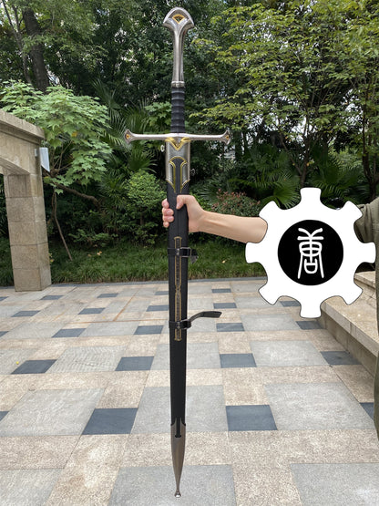 Classical King Sword Life-Size Metal Replica-High End Version