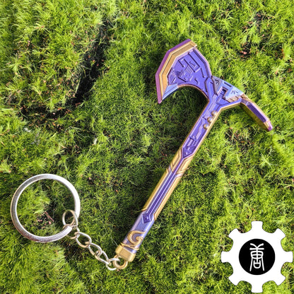 Neo Frontier Axe Keychain Melee Weapon Backpack Pendant