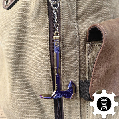 Neo Frontier Axe Keychain Melee Weapon Backpack Pendant
