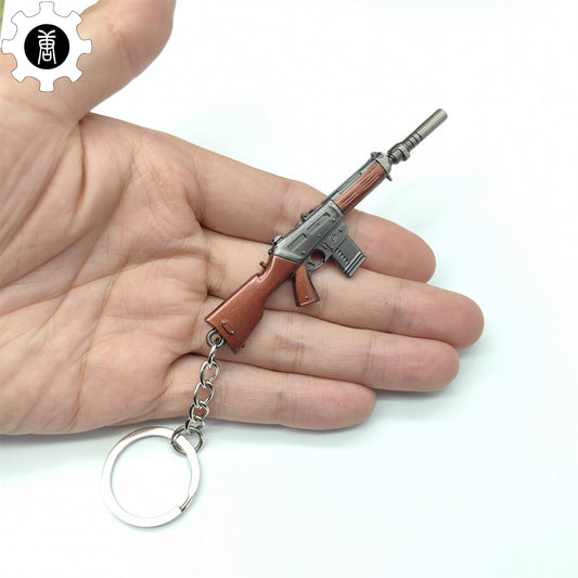 Mini Neo Frontier Phantom Gun Keychain Metal Pendant