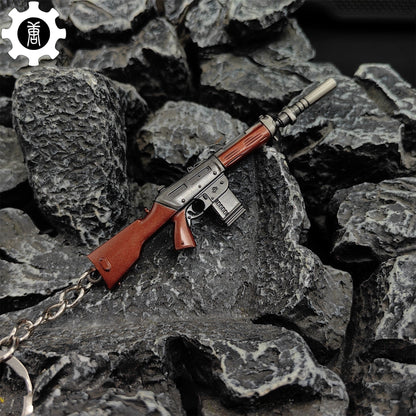 Mini Neo Frontier Phantom Gun Keychain Metal Pendant
