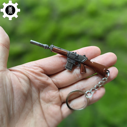 Mini Neo Frontier Phantom Gun Keychain Metal Pendant