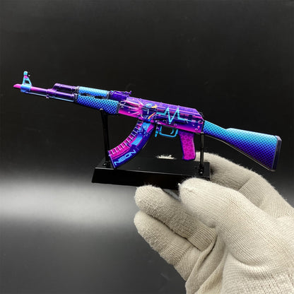 AK47 Neon Rider Metal Miniature Tiny Gun