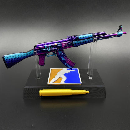 AK47 Neon Rider Metal Miniature Tiny Gun