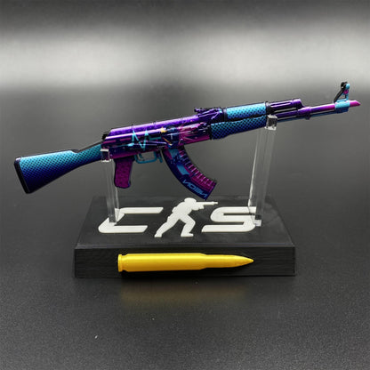 AK47 Neon Rider Metal Miniature Tiny Gun