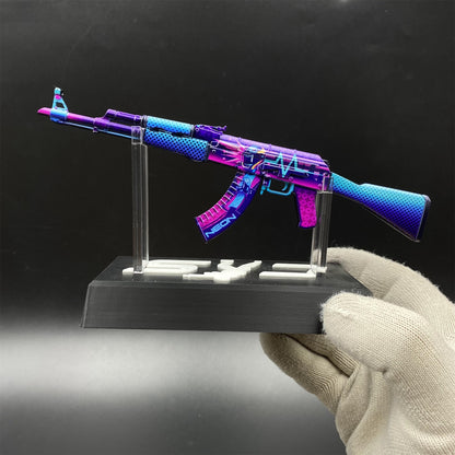 AK47 Neon Rider Metal Miniature Tiny Gun