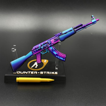 AK47 Neon Rider Metal Miniature Tiny Gun