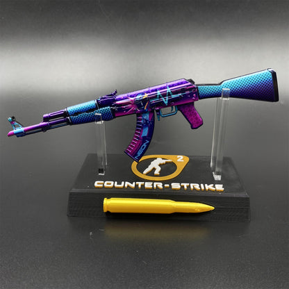 AK47 Neon Rider Metal Miniature Tiny Gun