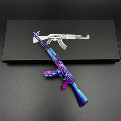 AK47 Neon Rider Metal Miniature Tiny Gun