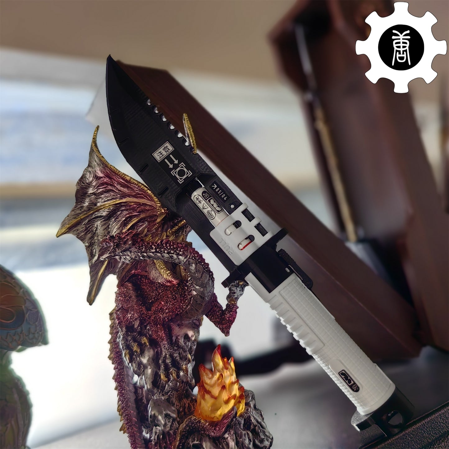 3D Printed Neurotoxin Combat Knife Cosplay Prop