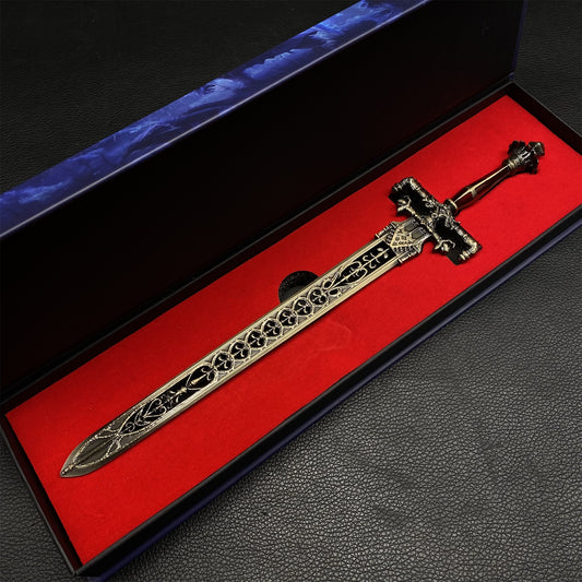Night And Flame Sword Metal Miniature