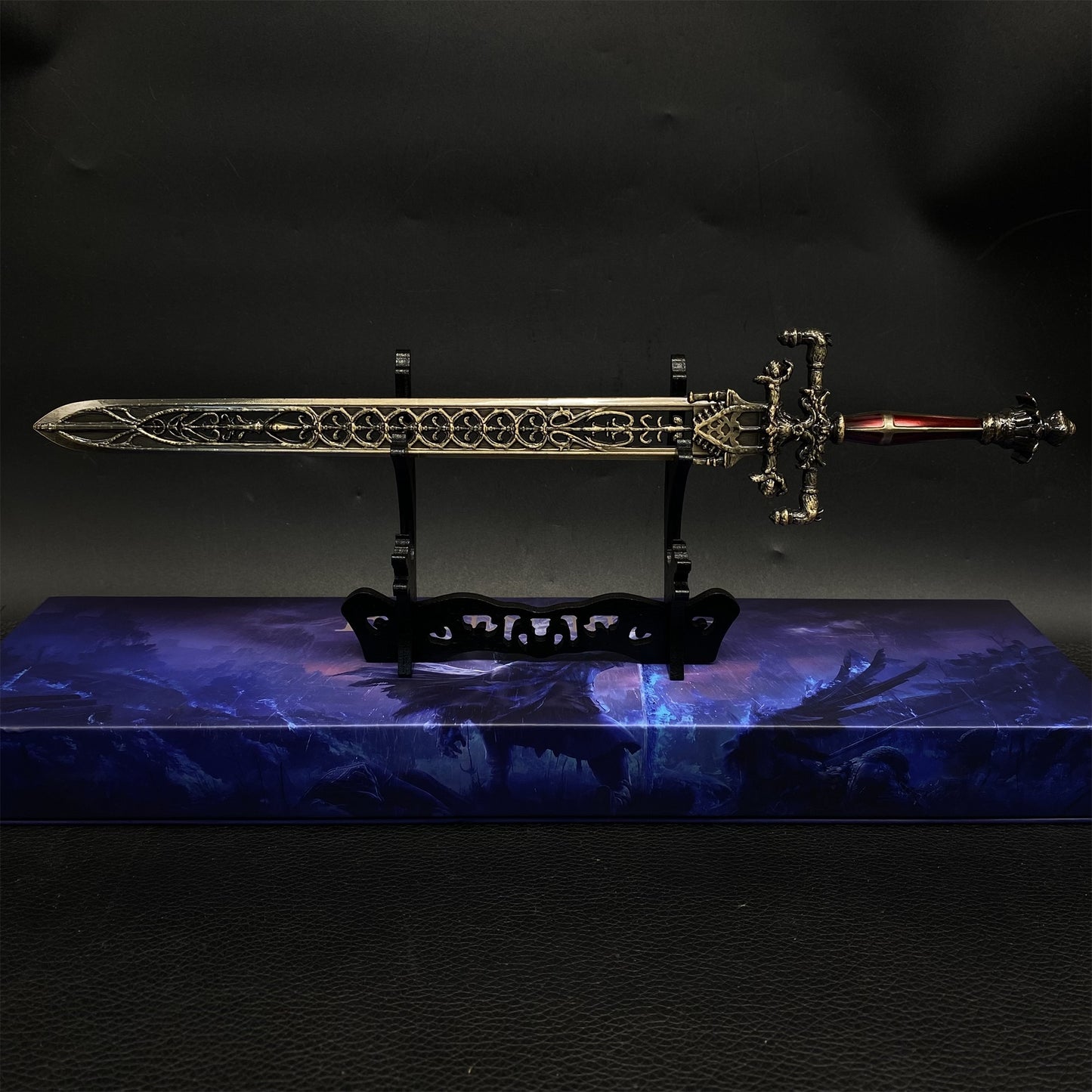 Night And Flame Sword Metal Miniature