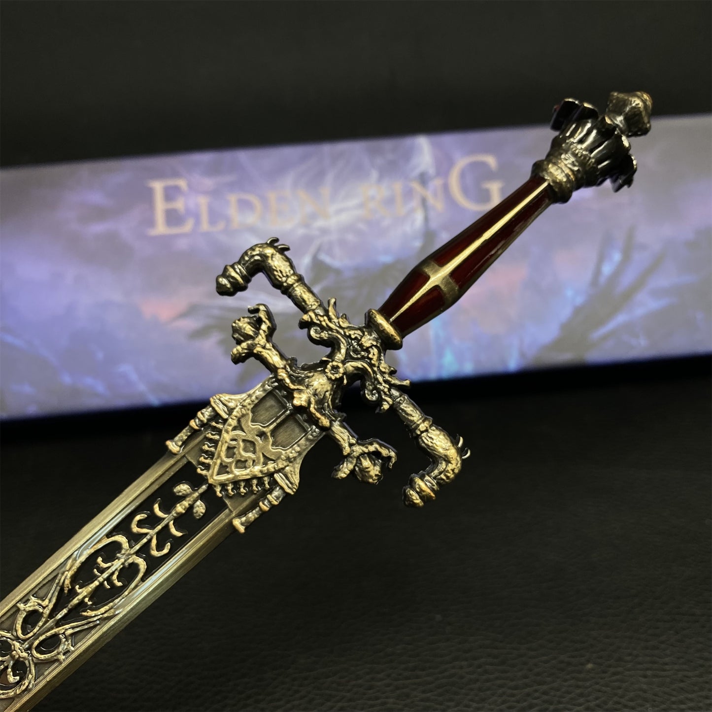Night And Flame Sword Metal Miniature