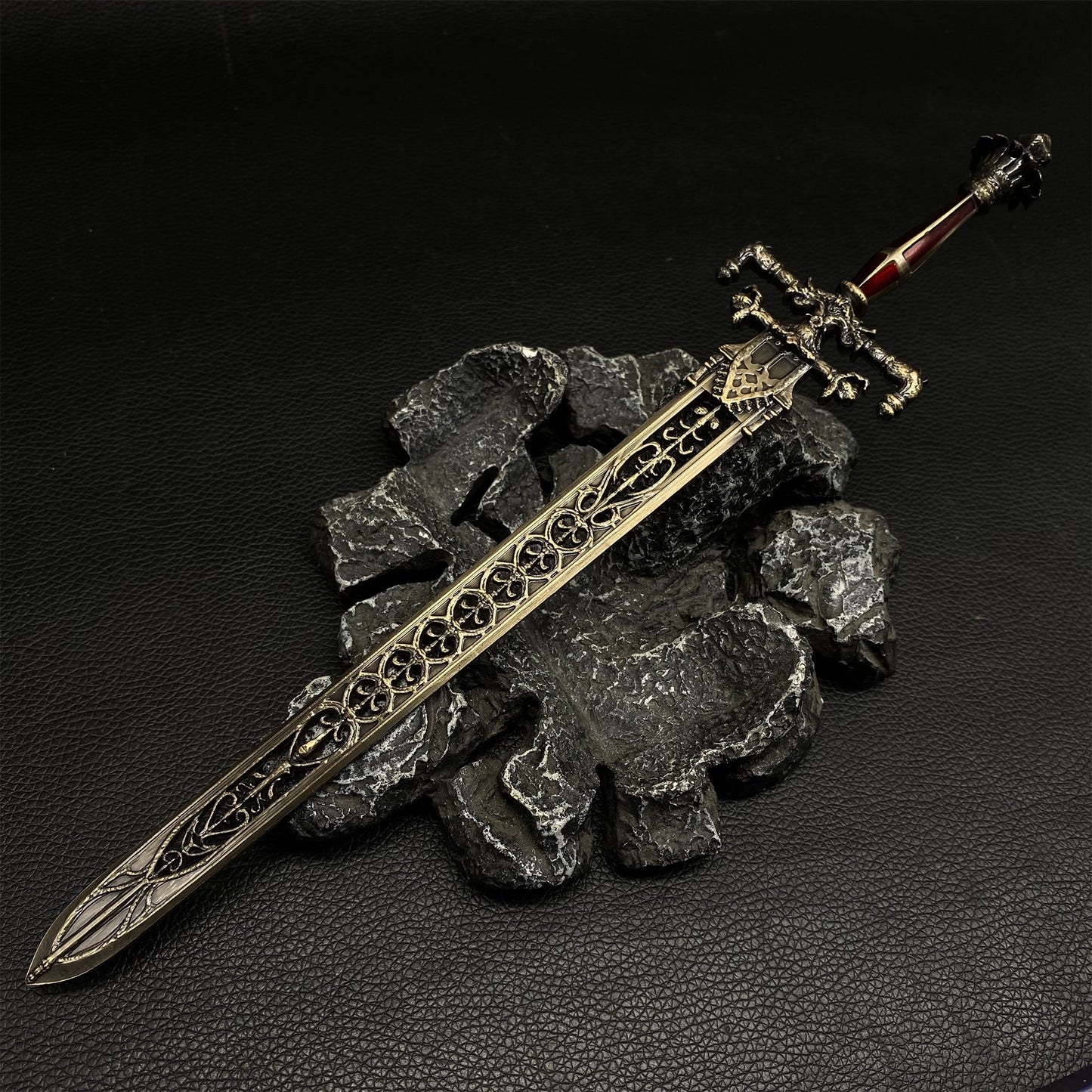 Night And Flame Sword Metal Miniature