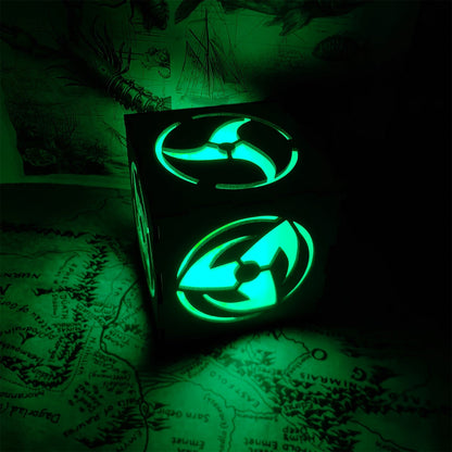 Ninja Eye Inspired Wooden Lantern Desk Decor