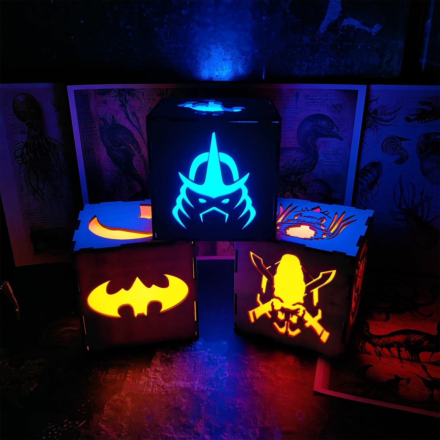 Ninja Turtles Inspired Night Light