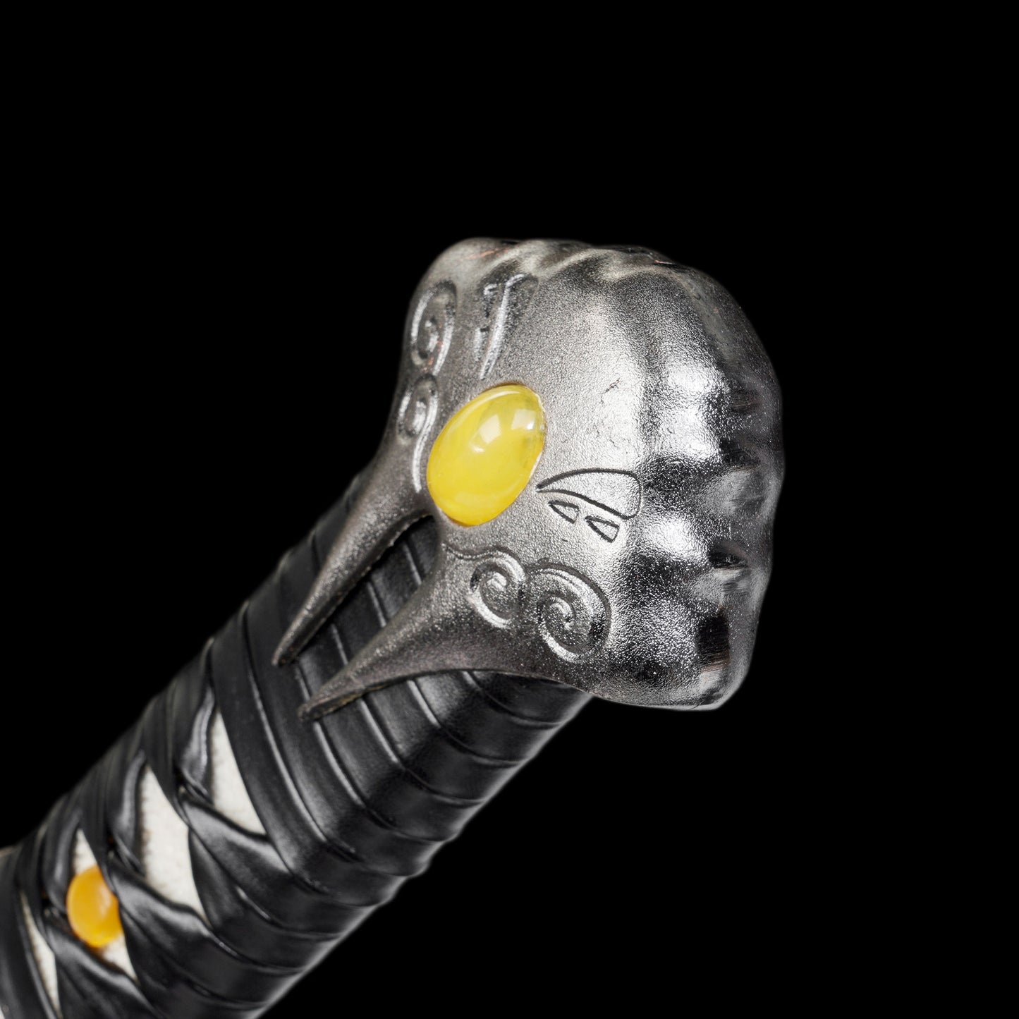 Damascus Steel Gaiden Katana Ninja Blade of the Archfiend Jashinken Sword For Collection