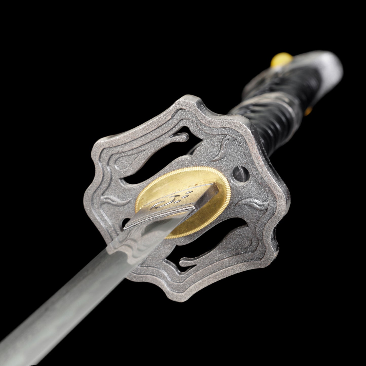 Damascus Steel Gaiden Katana Ninja Blade of the Archfiend Jashinken Sword For Collection