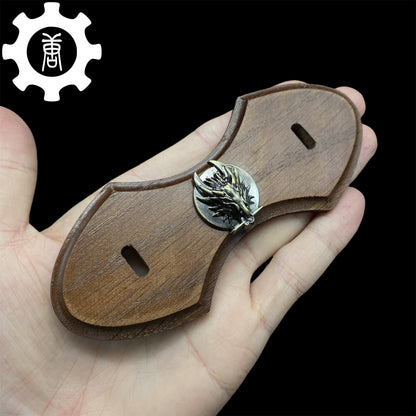 1-Layer Handmade Oak Wood Mini Display Holder