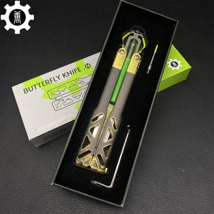 Octane Heirloom Recolor Replica-Octane Balisong Prototype Prop