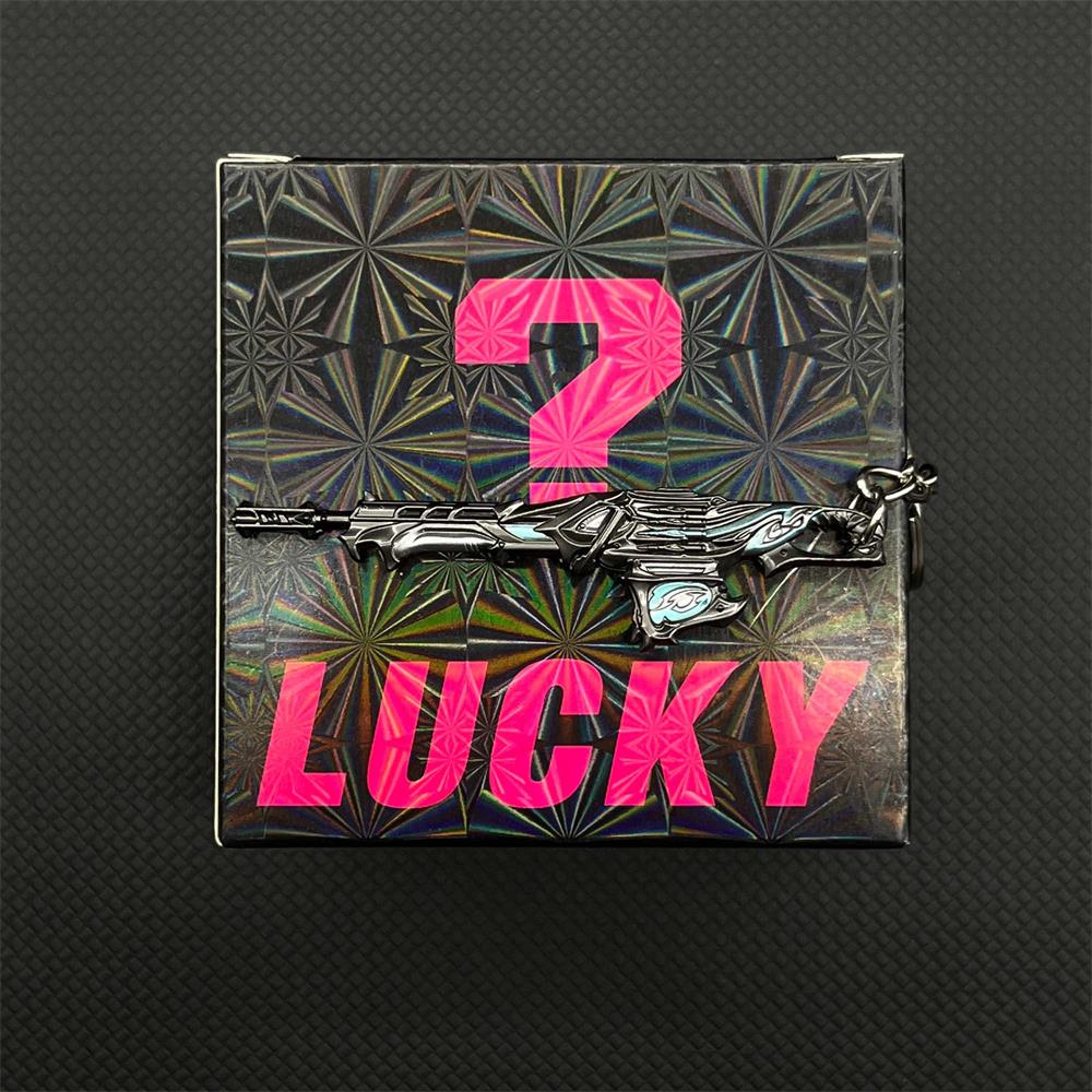 Metal Mystery Prize Hot Game Weapons Mini Keychain Pendant