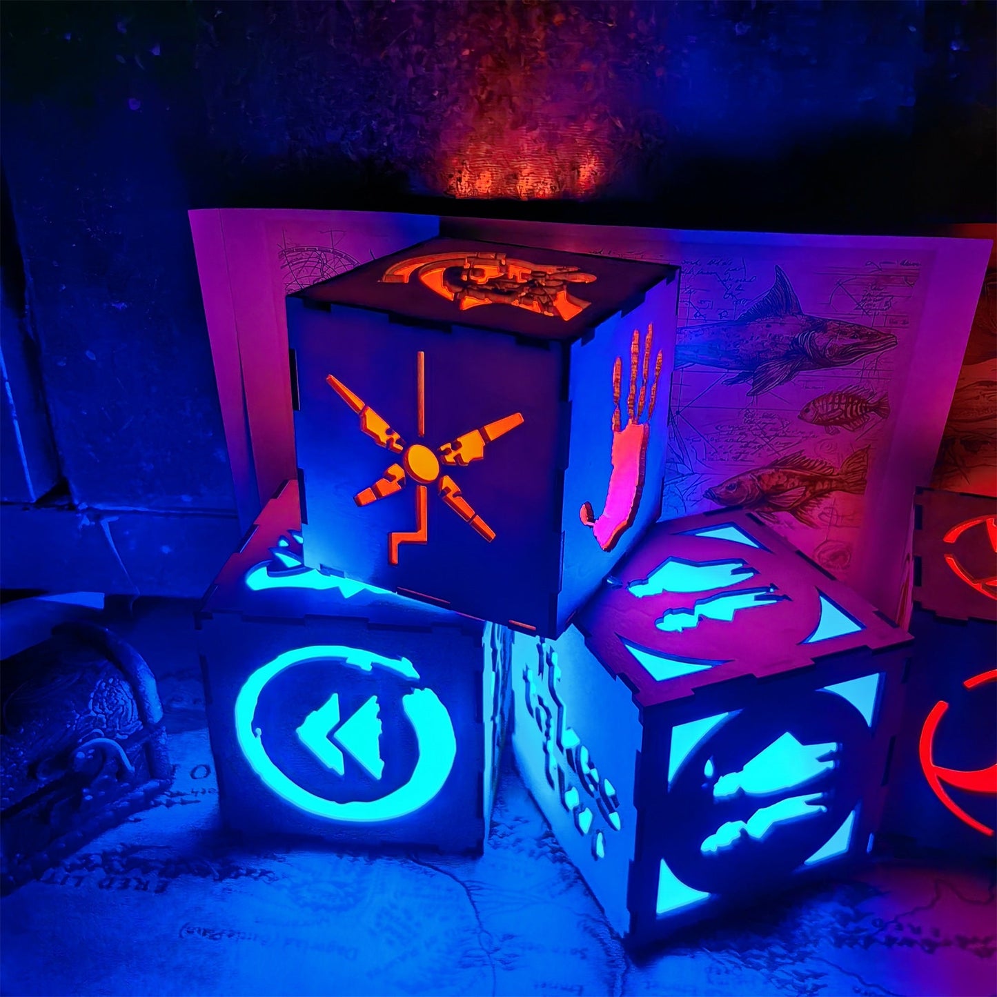 Odradek Terrain Scanner Inspired Night Light