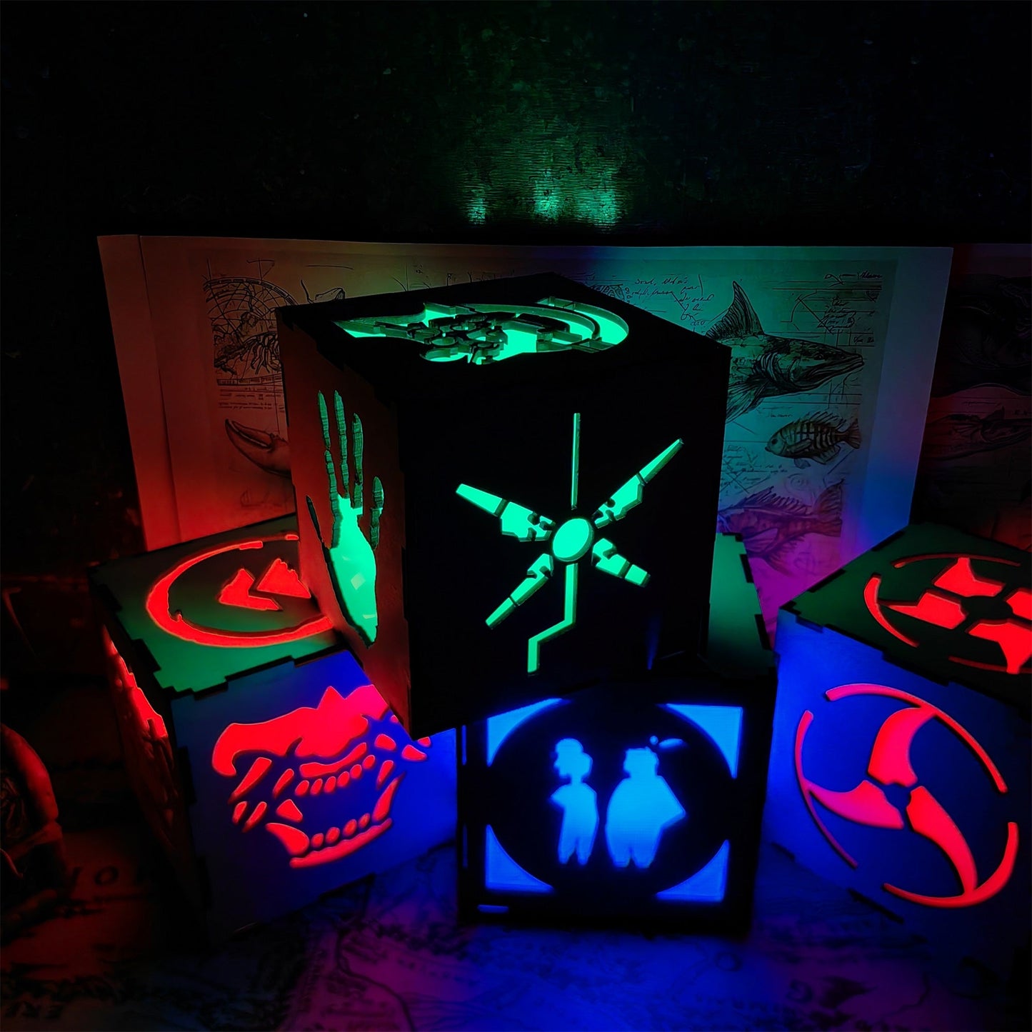 Odradek Terrain Scanner Inspired Night Light