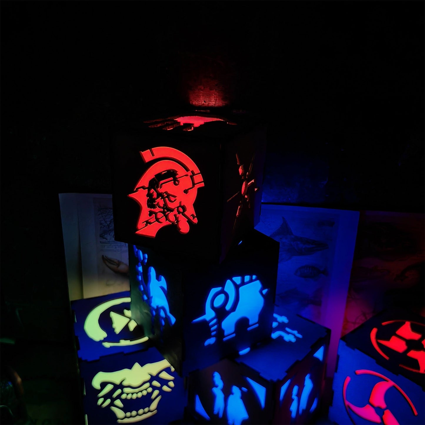 Odradek Terrain Scanner Inspired Night Light