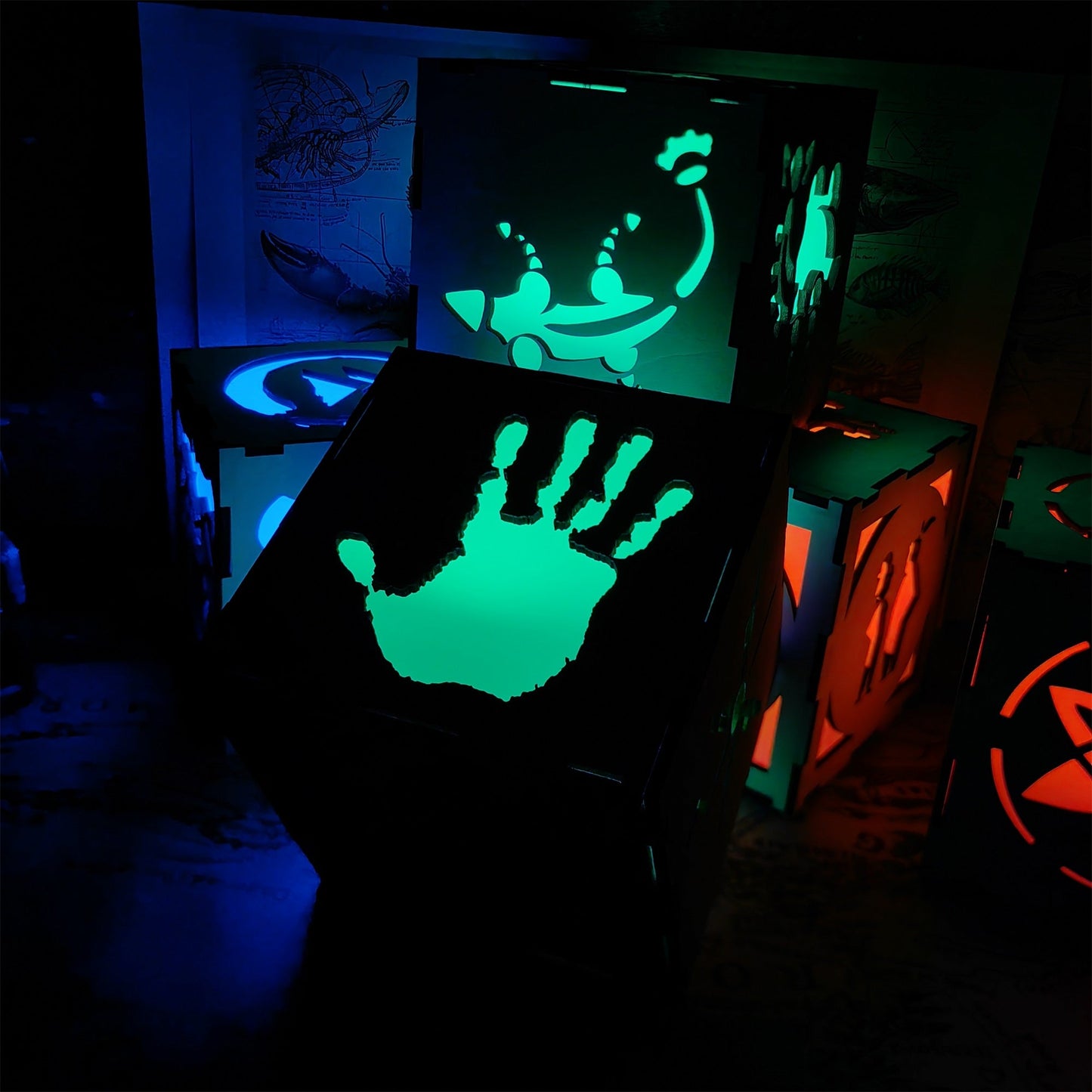 Odradek Terrain Scanner Inspired Night Light