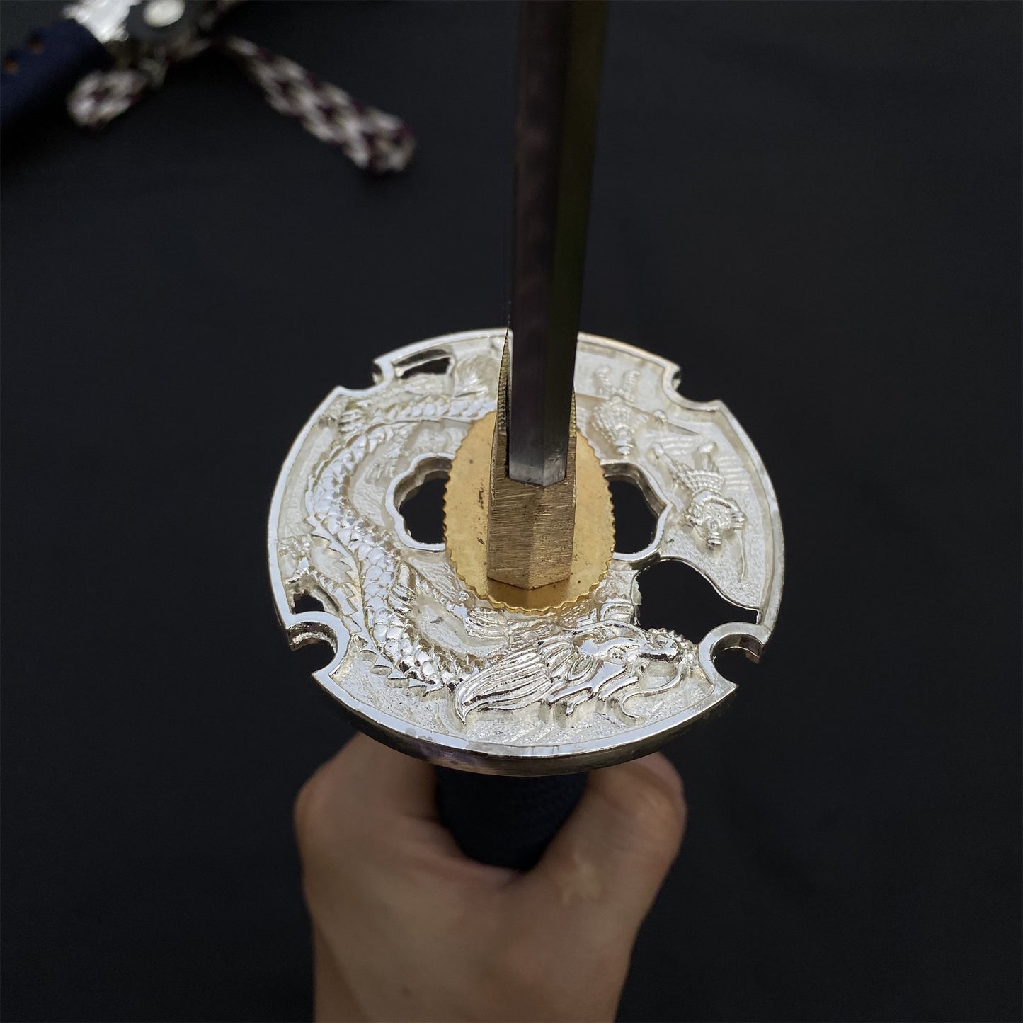 Portable Traditional Japanese Katana With Sageo