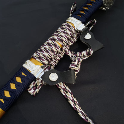 Portable Traditional Japanese Katana With Sageo