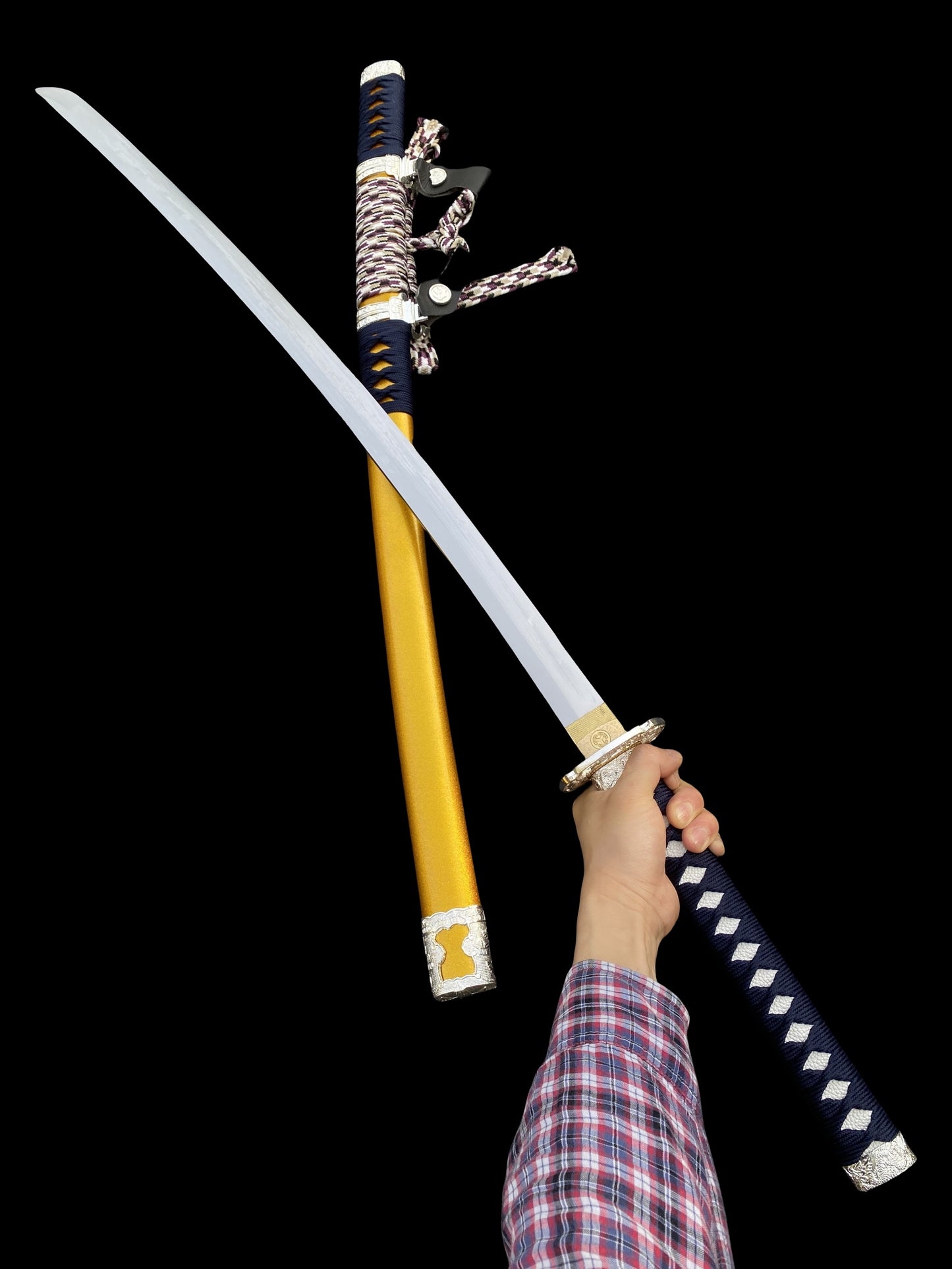 Portable Traditional Japanese Katana With Sageo