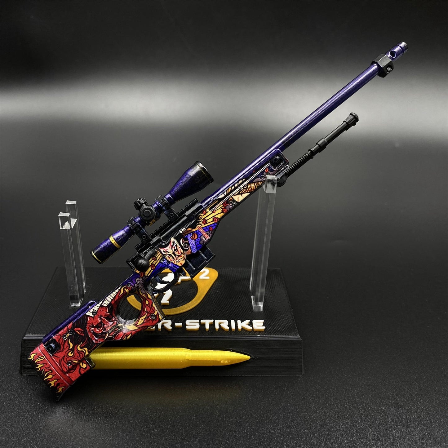 Metal Tiny CSGO AWP Oni Taiji Miniature For Collection