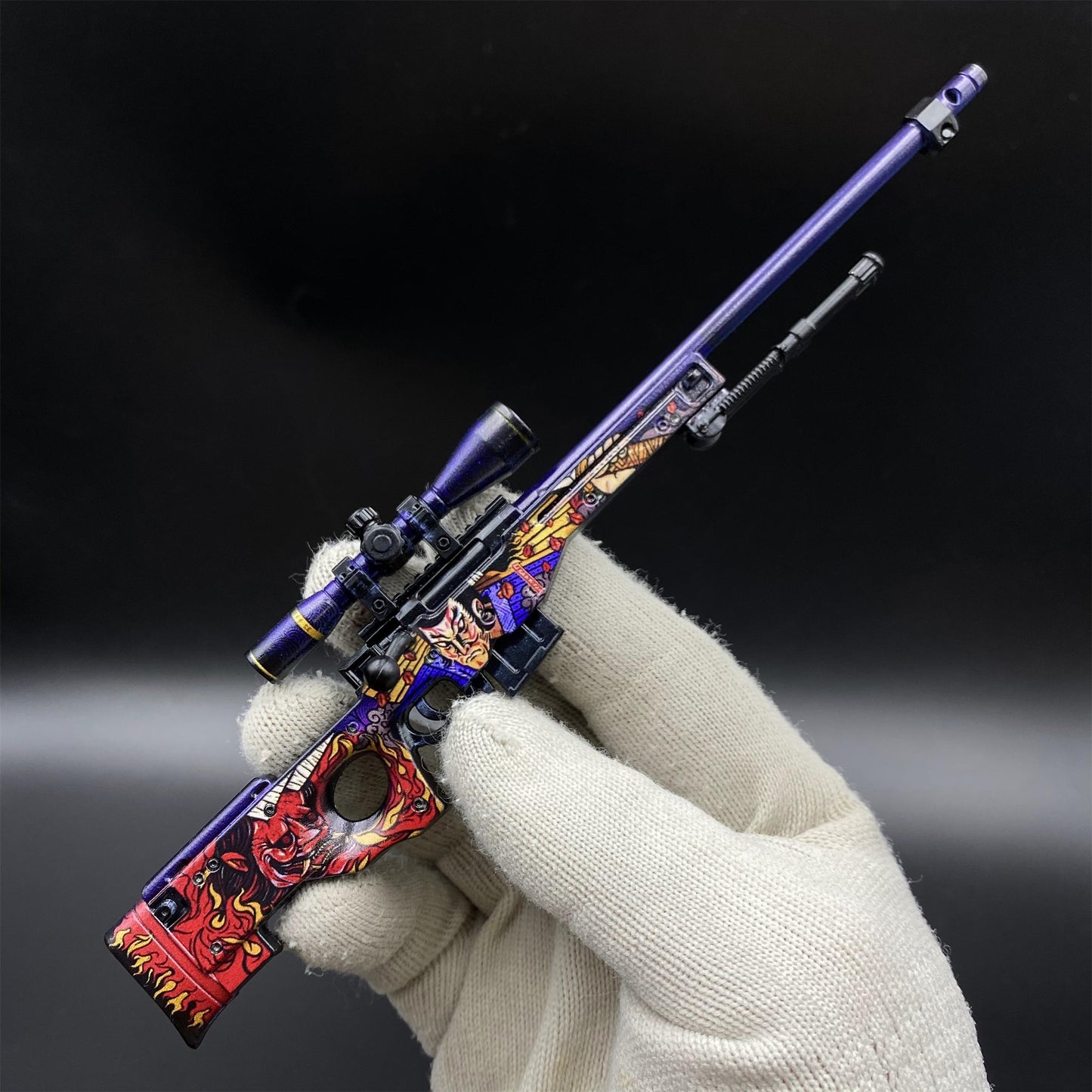 Metal Tiny CSGO AWP Oni Taiji Miniature For Collection