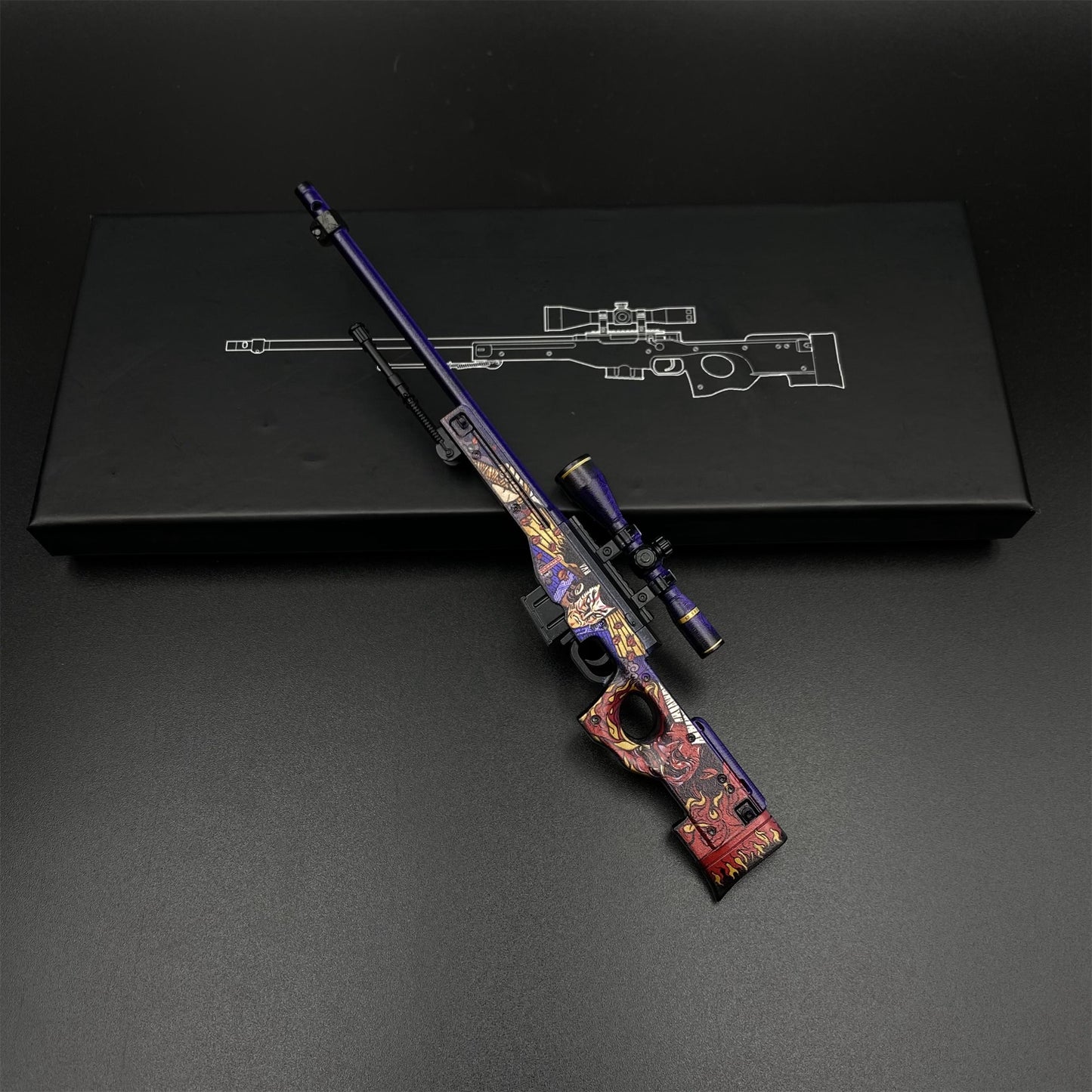 Metal Tiny CSGO AWP Oni Taiji Miniature For Collection