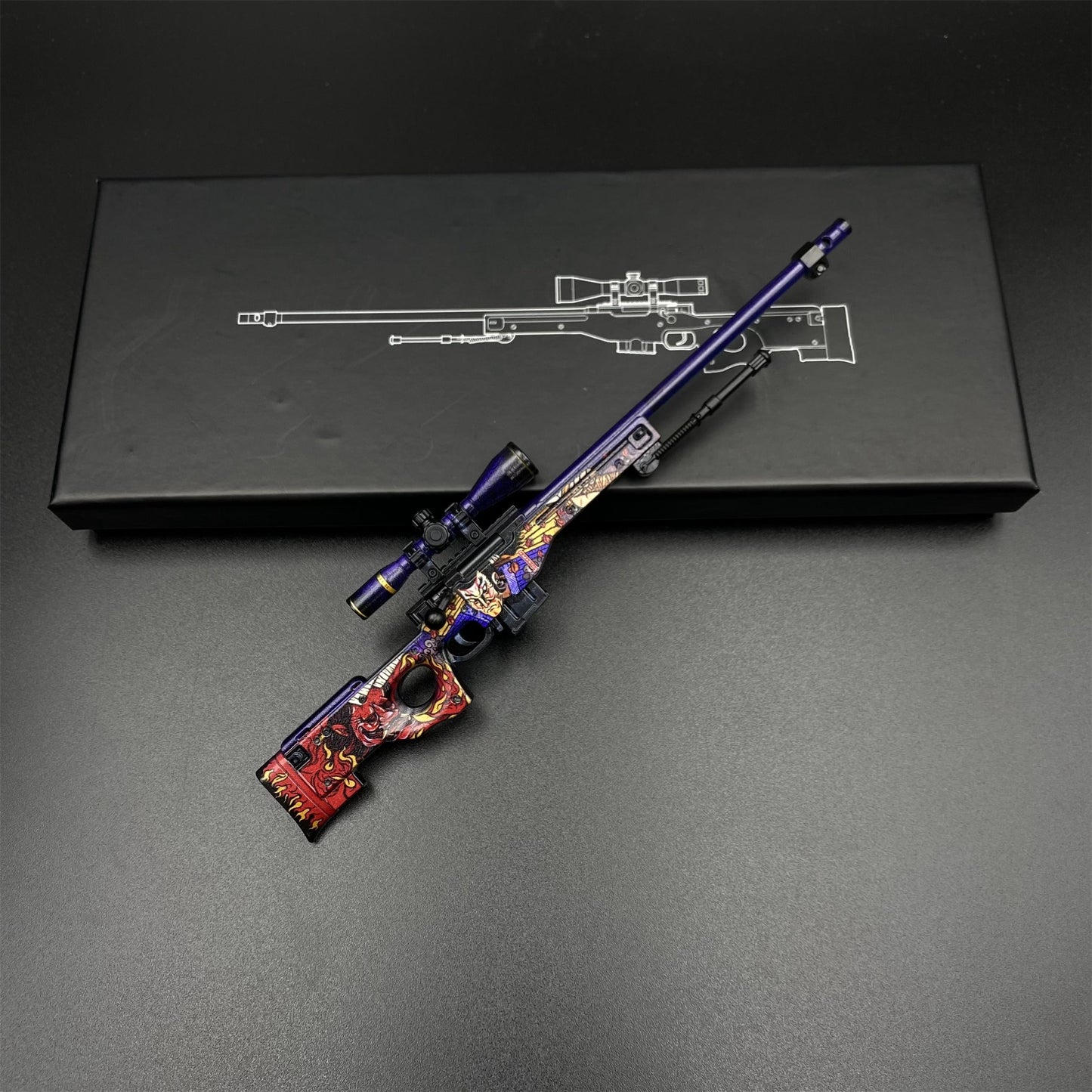 Metal Tiny CSGO AWP Oni Taiji Miniature For Collection