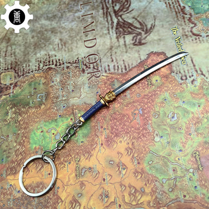 Val Onimaru Kunitsuna Katana Keychain Metal Pendant