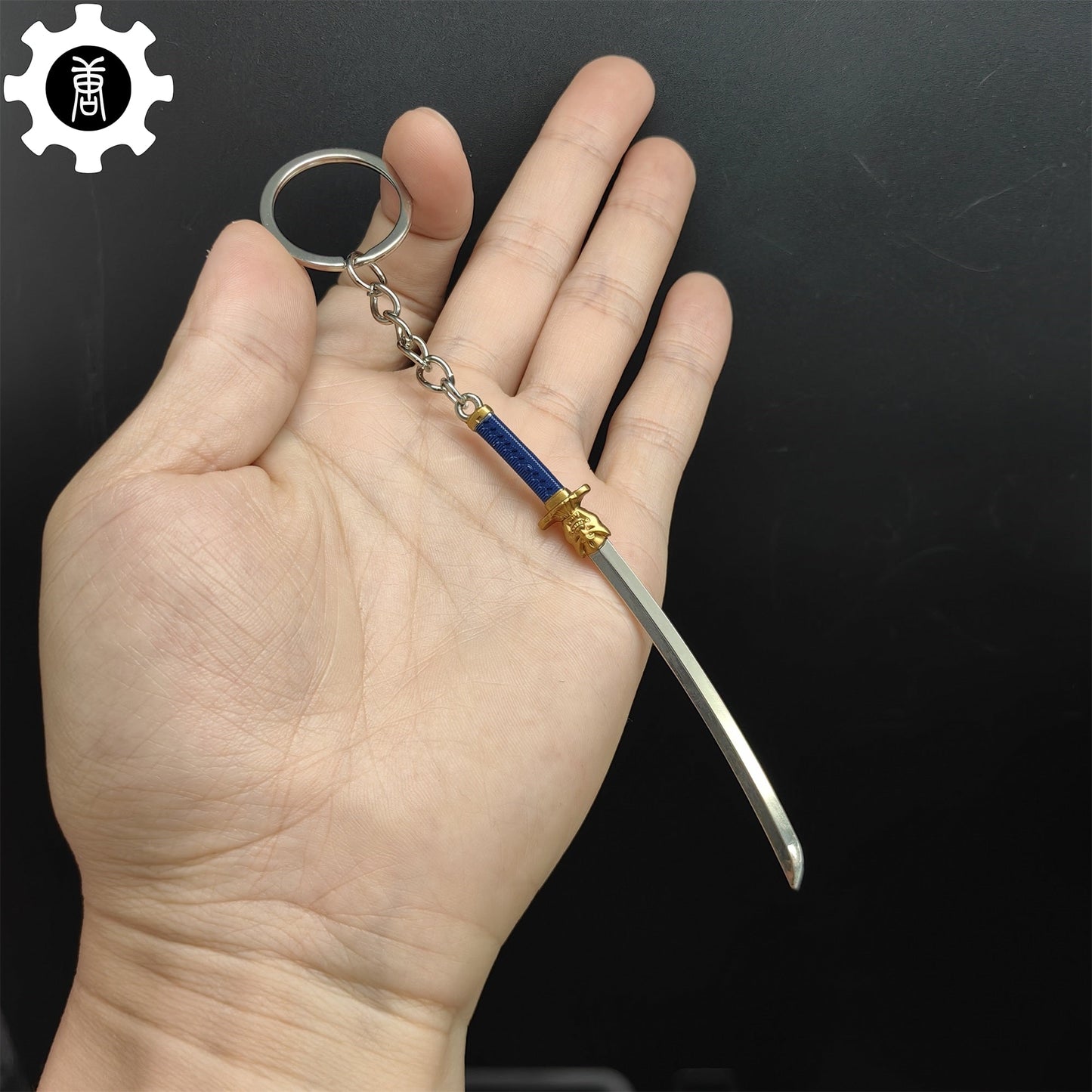 Val Onimaru Kunitsuna Katana Keychain Metal Pendant