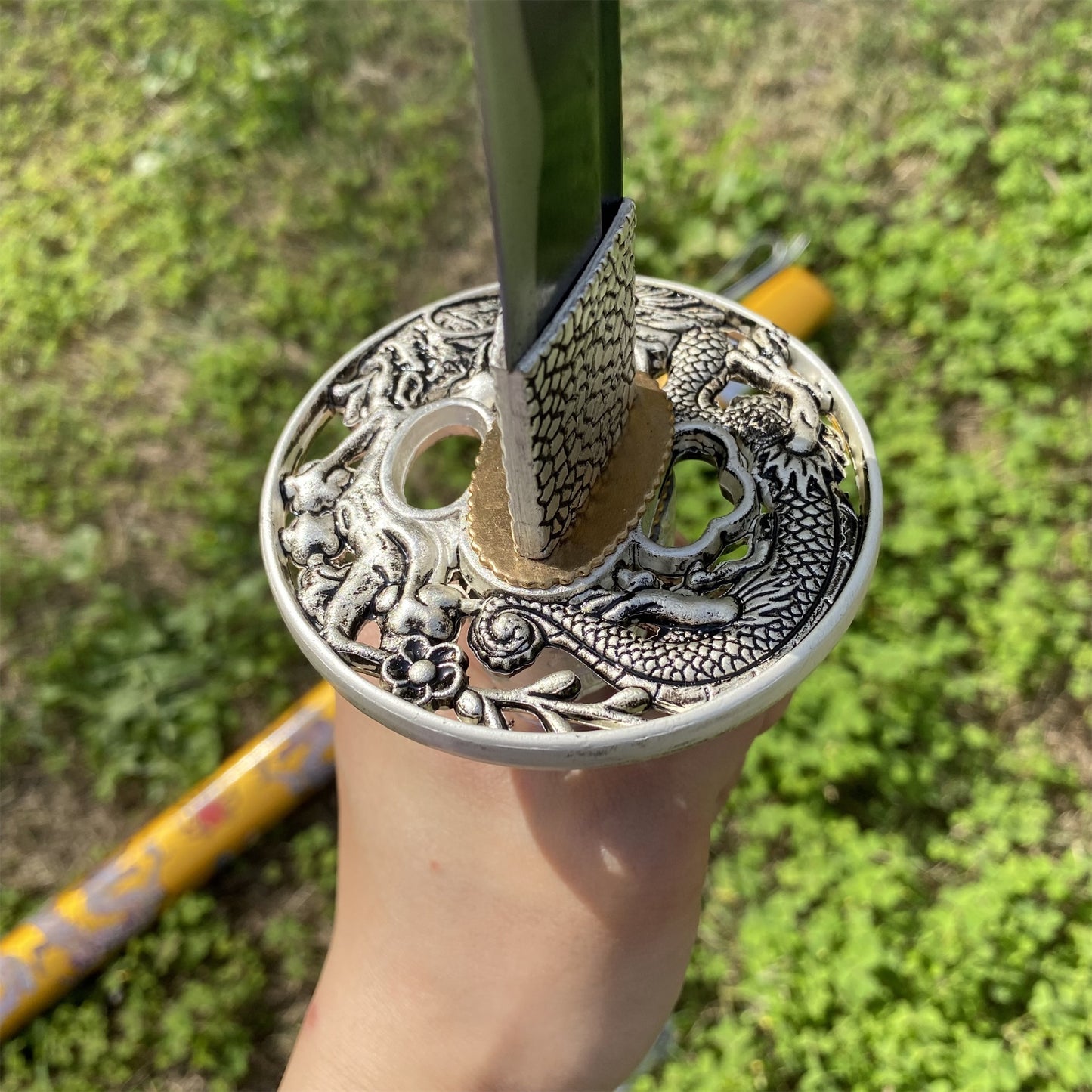 Golden Dragon Katana Samurai Sword