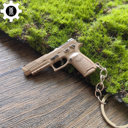 Metal Tiny P320-M17 Pistol Model Keychain
