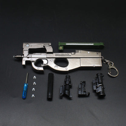 P90 Mental Submachine Miniature Gun 14CM/5.5" 