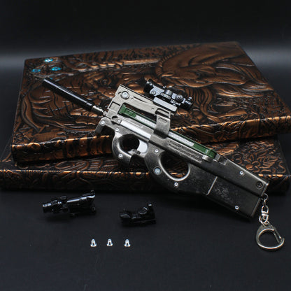 P90 Mental Submachine Miniature Gun 14CM/5.5" 