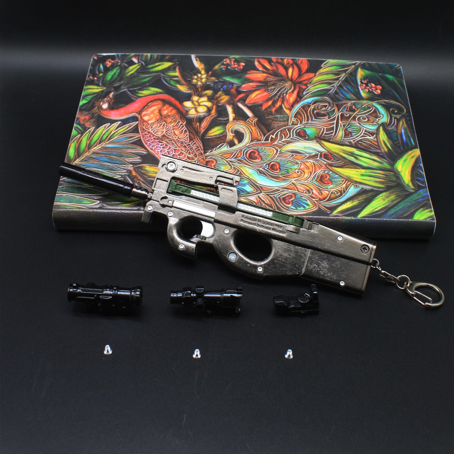 P90 Mental Submachine Miniature Gun 14CM/5.5" 