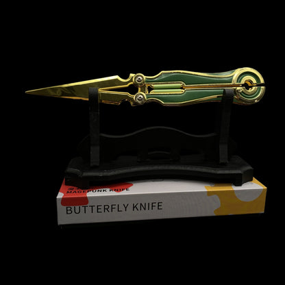 Metal Magepunk 3.0 Sparkswitch Knife Dull Blade Replica For Display