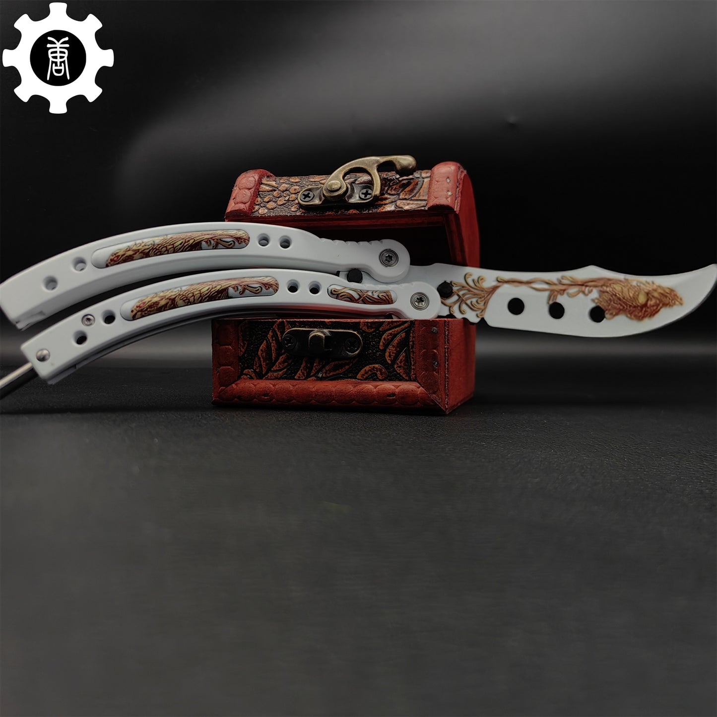 Phoenix Balisong Metal Butterfly Knife Game Prop